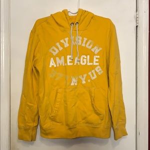 American Eagle Yellow Vintage Fit Hoodie (Size M)